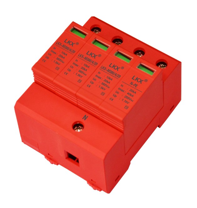 三相電源防雷模塊（3+NPE、18mm） UC385、20kA.jpg